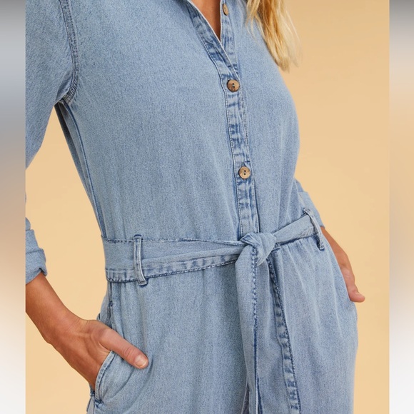 Salty Blonde Sunday Uniform Long Sleeve Jumpsuit - Picture 4 of 5